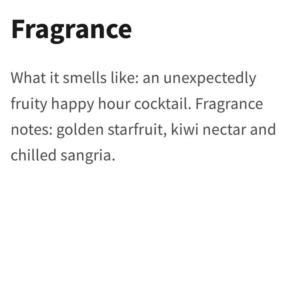 Bath & Body Works bbw starfruit